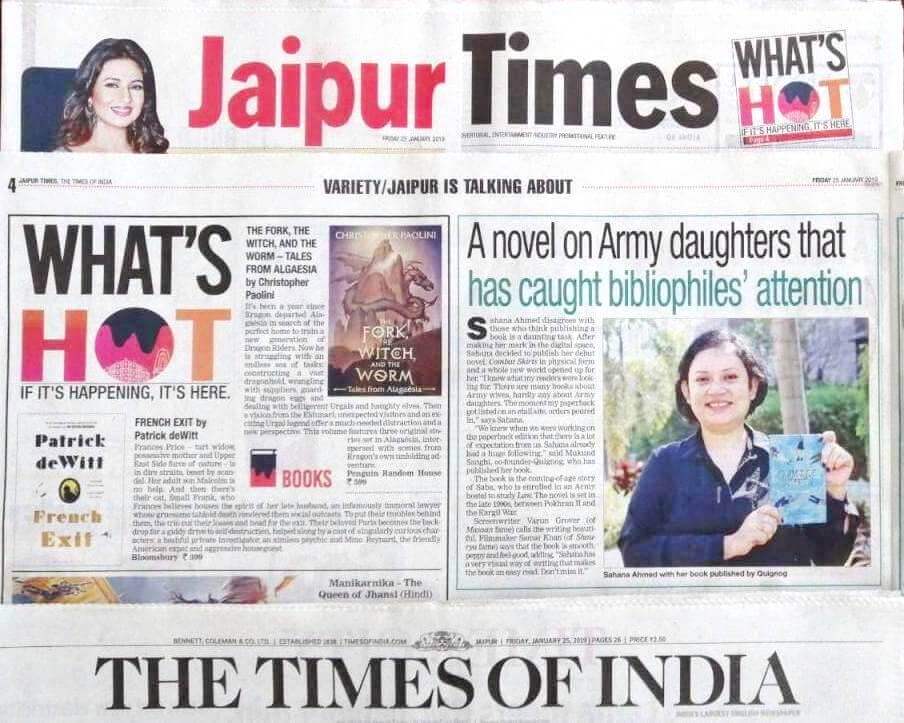 A novel on Army daughters that has caught bibliophiles’ attention